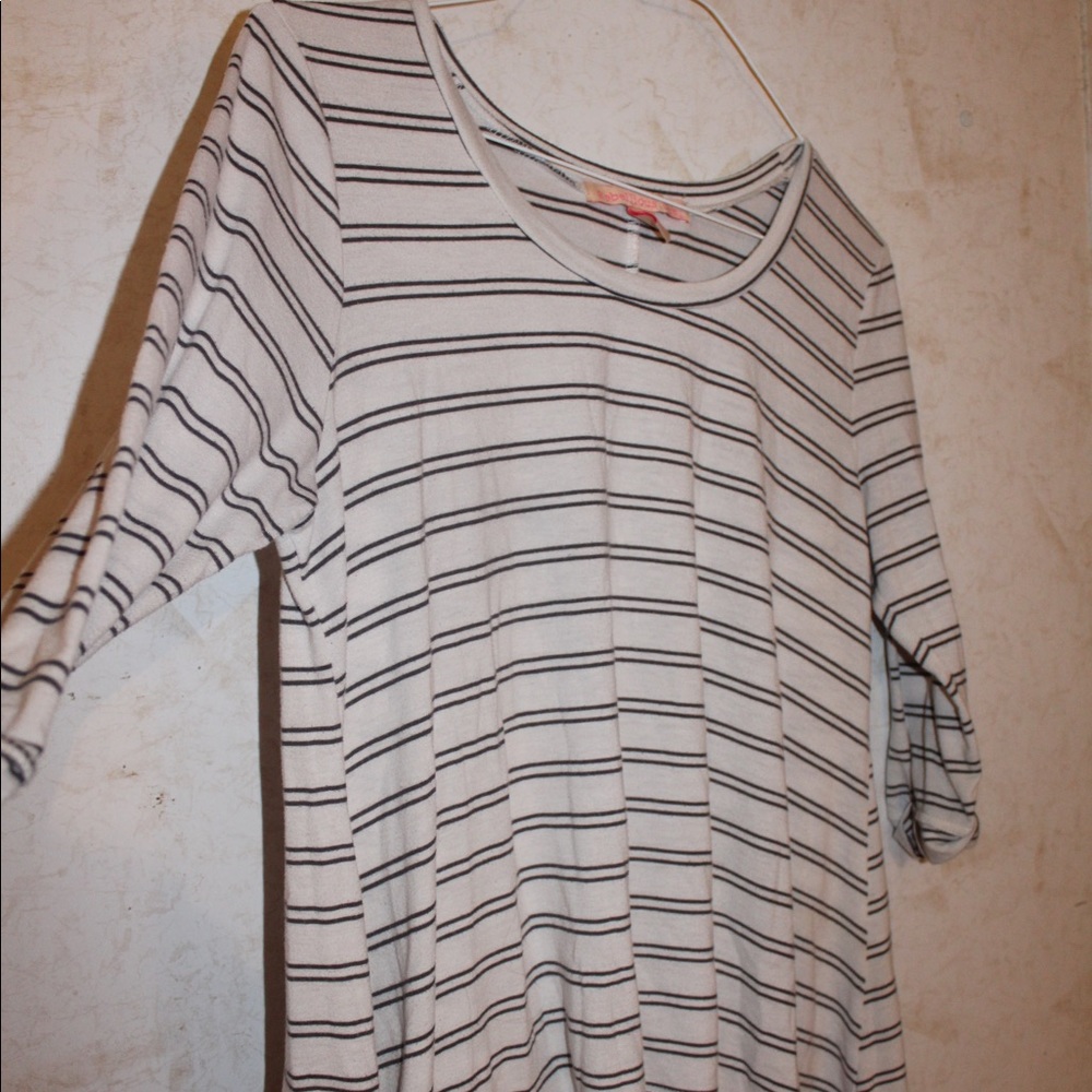 B&W striped shirt
